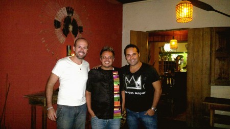 Com o Chef Carlos do Restaurante Oca Bar, em Bonito - MS