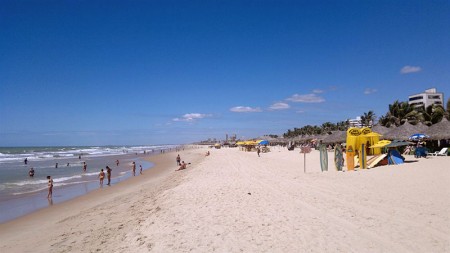 Área das Barracas na Praia do Futuro - Fortaleza