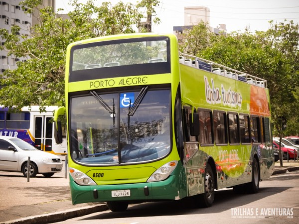 Ônibus do City Tour em Porto Alegre - da Linha Turismo