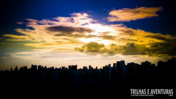 Pôr-do-sol incrível em Salvador BA