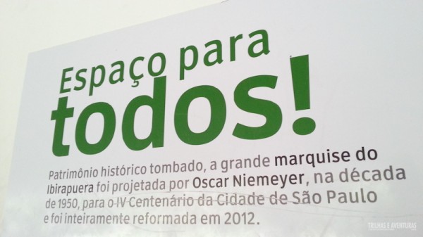 Parque Ibirapuera, um espaço para todos. Obra do grande Niemeyer
