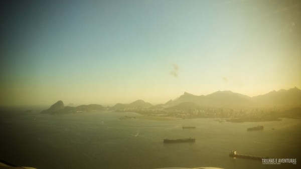 Chegando no Rio de Janeiro em um belo fim de tarde