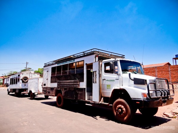 Caminhão da Korubo no Jalapão