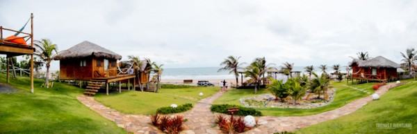 Panorâmica da Pousada VillaMango Beach Bungalows, em Icairizinho de Amontada