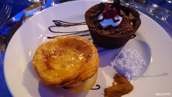 Pastel de Belém, um dos famosos doces portuguêses que tem no resort