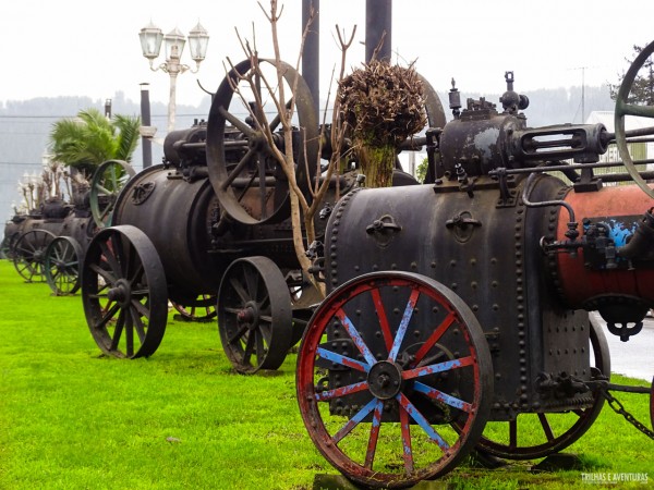 Museu de Locomotivas a Vapor em Puerto Domínguez