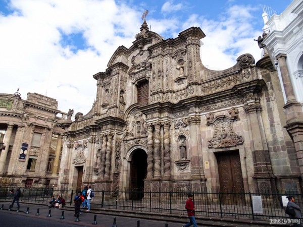 Igreja no Centro Histórico de Quito