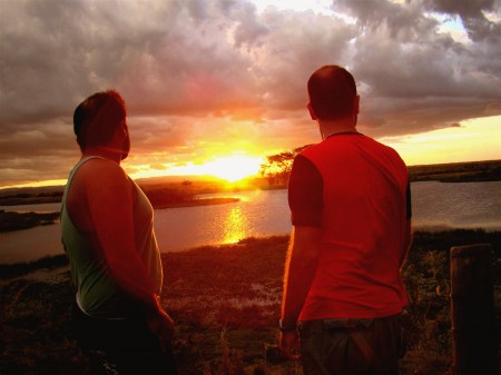 Paramos para assistir ao Pôr-do-Sol na Fazenda San Francisco, Miranda - MS