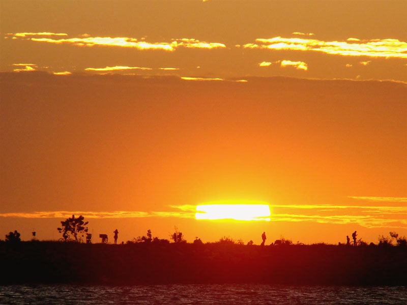 Pôr-do-sol visto do Espigão em Fortaleza - CE