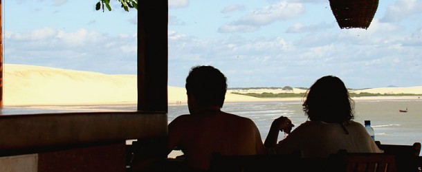 Vista da Pousada Jeribá, em Jericoacoara - Ceará
