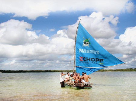 Passeio de Jangada na Lagoa Azul