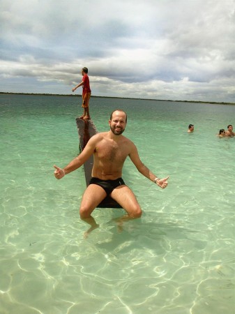 As águas cristalinas da Lagoa do Paraiso