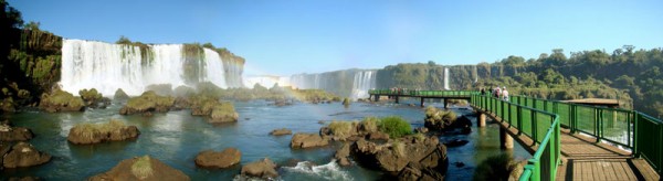 Panorâmica das Cataratas do Iguaçu - Foz do Iguaçu