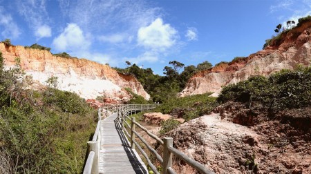 Falésias para a Praia do Taípe - Club Med Trancoso