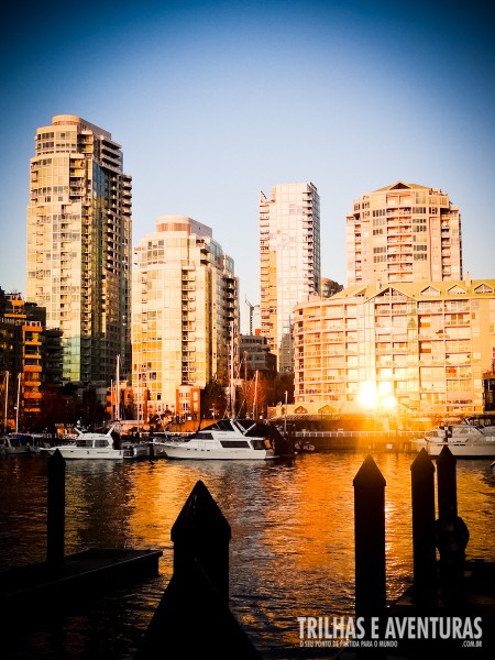 Paisagens de tirar o fôlego em False Creek