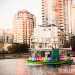 Passeio de Aquabus em False Creek