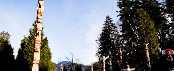 Totens canadenses no Stanley Park