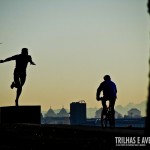 Pedalando na Seawall - Stanley Park