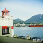 A área portuária vista do Stanley Park