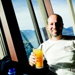 O belo visual do Altitudes Bistro em Grouse Mountain