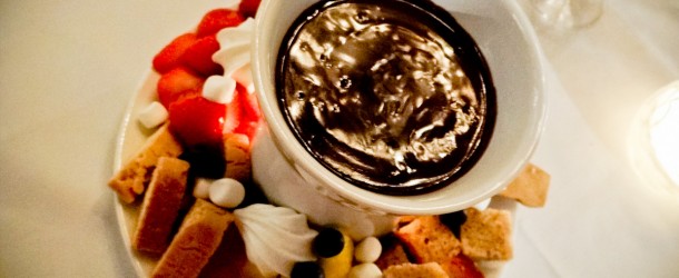 Fondue de Chocolate no The Chalet - Whistler