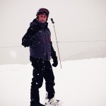 Olha o Rafael em sua primeira aula de Snowboard em Whistler