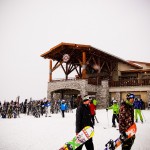 O Roundhouse Lodge fica no topo da montanha de Whistler