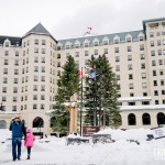 Panorâmica do The Fairmont Chateau Lake Louise