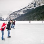 Queria tanto saber patinar para me jogar de patins no Lake Louise