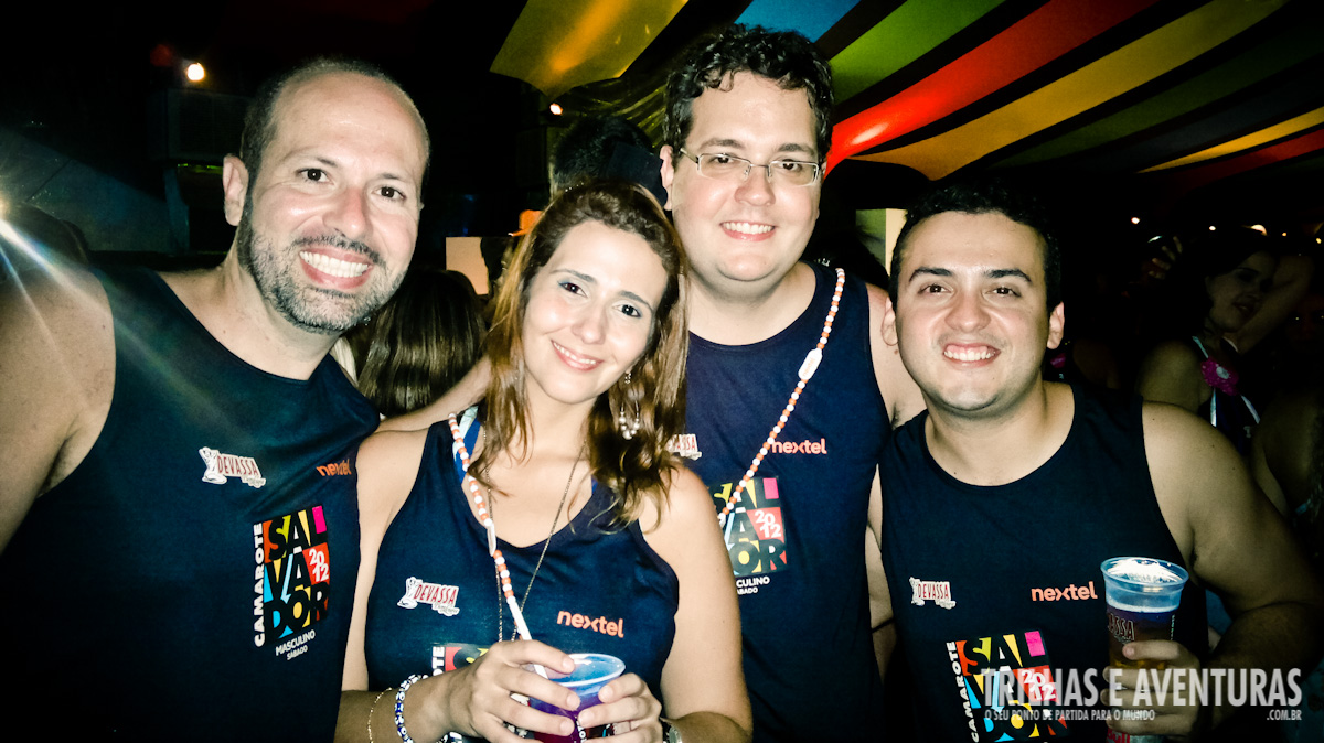 Os blogueiros do #CarnaGOL no Camarote Salvador