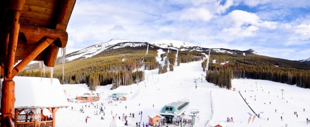 Panorâmica da Estação Lake Louise Ski Area