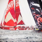 Barcos da Camper e Puma na Volvo Ocean Race em Itajaí