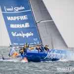 Barco da Telefónica na Volvo Ocean Race em Itajaí