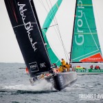 Barco de Abu Dhabi na Regata em Itajaí - Volvo Ocean Race