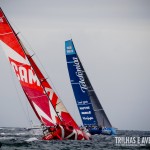 Barcos da Camper e Telefónica na regata em Itajaí