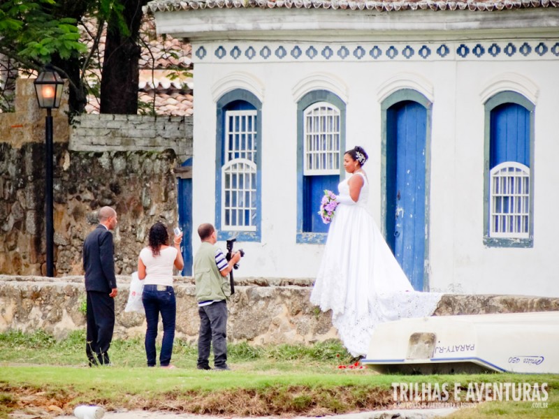 Paraty é perfeita para fotos de álbum de casamento