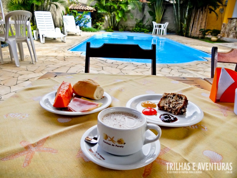 Café da Manhã da Pousada Conchas de Paraty