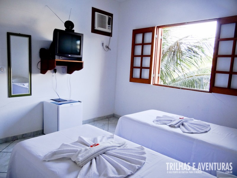 Quartos espaçosos e aconchegantes