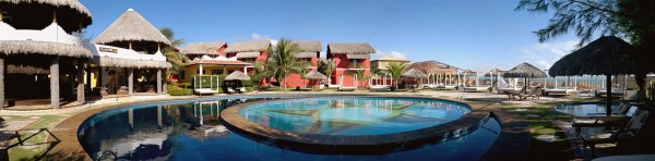 Panorâmica do Hotel Long Beach Canoa Quebrada - Ceará