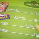 Quatro opções de snacks