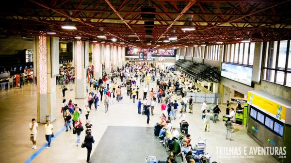 Aeroporto de Guarulhos, uma das principais portas de entradas no Brasil