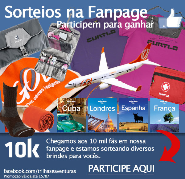 São dezenas de brindes esperando por você em nossa fanpage! PARTICIPE!