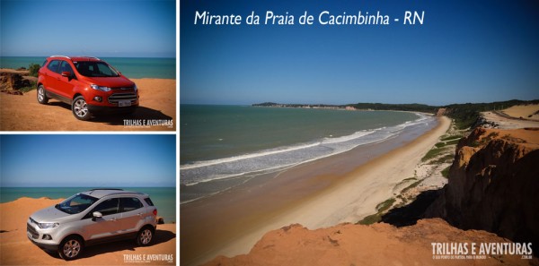 Falésias e dunas brigam pela atenção da paisagem - Mirante da Praia de Cacimbinha - RN