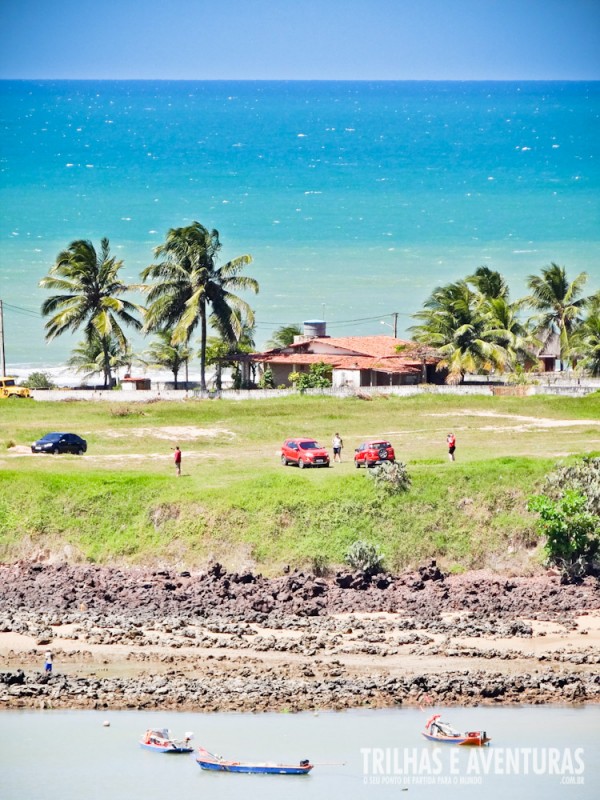 Vista do mirante dos golfinhos com o novo EcoSport!