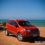 Novo Ford EcoSport na cor vermelha