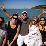 Blogueiros VIPs no passeio de barco da Saveiros Tour