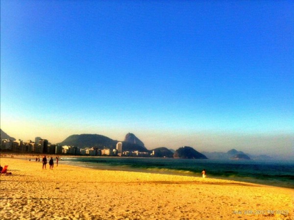 Fim de tarde em Copacabana