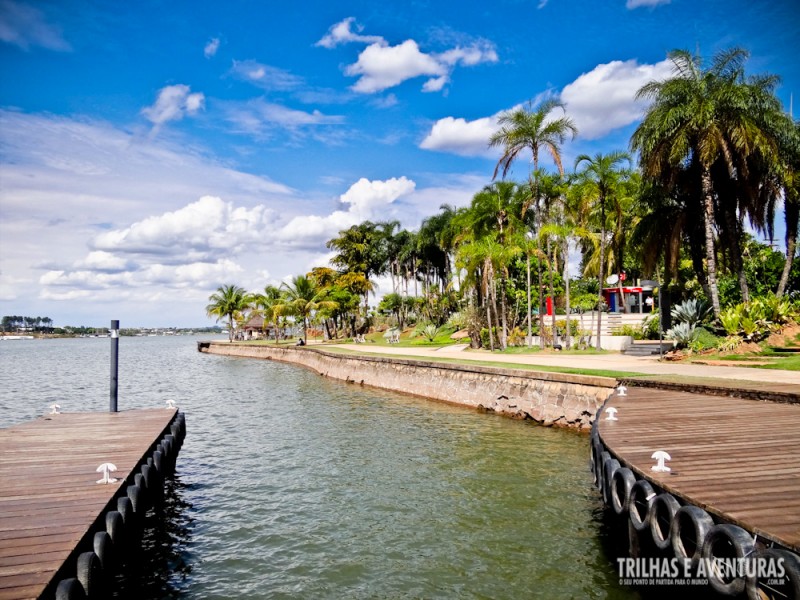 Pier do Restaurante Bier Fass no Lago Paranoá