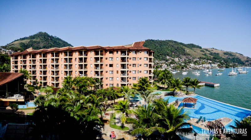 Panorâmica da vista do quarto que fiquei