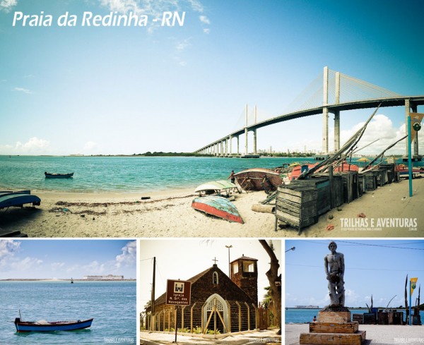 Praia da Redinha e Igreja de Pedra, uma bela vista de Natal - RN